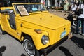 Old yellow VW Thing in Miami Royalty Free Stock Photo