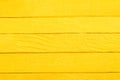 Old yellow wooden background. Wooden textured background. Wooden painted yellow boards are located horizontal in a row Royalty Free Stock Photo