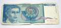 Old yugoslavia dinars, paper money