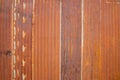 Old Zinc rust texture background, close up to pattern texture vertical zinc sheet. Abstract  Image of Rusty corrugated metal Royalty Free Stock Photo
