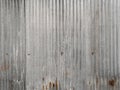 Old zinc rusty metal wall background. Royalty Free Stock Photo