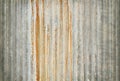 Old zinc texture background, rusty on galvanized metal surface Royalty Free Stock Photo
