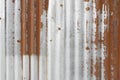 The Old zinc texture background, rusty on galvanized metal surface Royalty Free Stock Photo