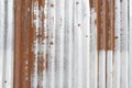 The Old zinc texture background, rusty on galvanized metal surface Royalty Free Stock Photo