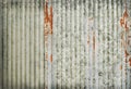 Old zinc wall texture background, rusty on galvanized metal panel sheeting Royalty Free Stock Photo