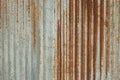 Old zinc wall texture background, rusty on galvanized metal panel sheeting Royalty Free Stock Photo