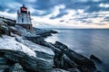 Oldcastle lighthouse in newport rhode island Royalty Free Stock Photo