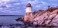 Oldcastle lighthouse in newport rhode island Royalty Free Stock Photo