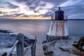 Oldcastle lighthouse in newport rhode island Royalty Free Stock Photo