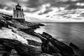 Oldcastle lighthouse in newport rhode island Royalty Free Stock Photo