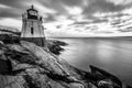 Oldcastle lighthouse in newport rhode island Royalty Free Stock Photo