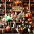 Olde Tyme Apothecary shop, everything a witch could ask for Royalty Free Stock Photo