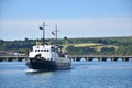 The Oldenberg ferry leaving Bideford