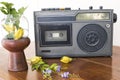 Older audio cassette tape old generation 20 year ago Royalty Free Stock Photo