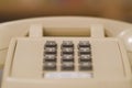 Older beige phone 03 Royalty Free Stock Photo