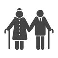 Older couple icon