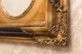 Older flaky mirror frame vintage