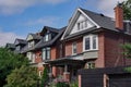 Older houses with gables and dormers