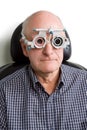 Older man having eye examination Royalty Free Stock Photo