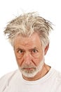 Older Man Showing Anger Or Suspicion Royalty Free Stock Photo