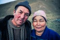 Older married couple in Kyrgyzstan