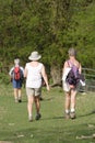 Older people walking Royalty Free Stock Photo