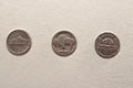 collection silver coins old vintage antique