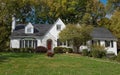 Older White Painted Brick House