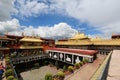 The oldest buddism temple in Lhasa Royalty Free Stock Photo