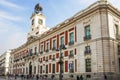 Madrid, Spain, Royal Mail House on the Puerta del Sol square.