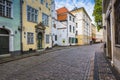 Oldest buildings in Riga Latvia - the Three Brothers Royalty Free Stock Photo