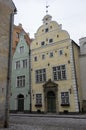 Oldest buildings in Riga old town - Royalty Free Stock Photo