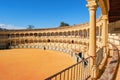 The oldest bullring in the world. - Plaza de Toros de Ronda, Andalusia , Spain Royalty Free Stock Photo