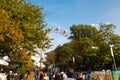 Oldest Ferris Wheel of Europe in Prater Park Royalty Free Stock Photo