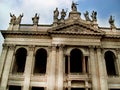 Facade of the Basilica of St John Lateran in Rome