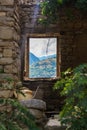 The oldest house in Lahic mountainous village made of stone in Azerbaijan