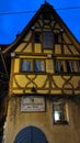 Oldest house in Rothenburg ob der Tauber, Germany