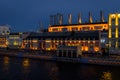 The oldest operating power plant in Russia on Raushskaya Naberezhnaya 10 in Moscow. Building of hydroelectric power station was