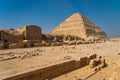 The oldest Pyramid Step pyramid of King Netjeryhet Djoser Zoser, Saqqara Egypt Royalty Free Stock Photo