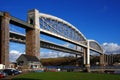 the oldest railway bridge Plymouth, UK Royalty Free Stock Photo