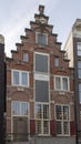 The oldest residential house in Amsterdam, left side of Herengracht Canal, The Netherlands