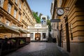 Oldest shortest Zagreb Funicular Royalty Free Stock Photo