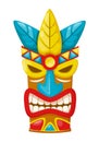 Oldest traditional colorful ethnic tribal mask, hawaii accessoires.