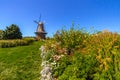 Holland Michigan Windmill And Gardens Royalty Free Stock Photo