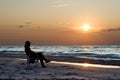 The Oldman and the Sea Royalty Free Stock Photo