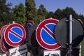 Olds road signs Royalty Free Stock Photo