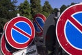 Olds road signs Royalty Free Stock Photo