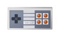 Oldschool joystick, vintage gamepad evolution