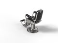 Oldscool barber chair 3d image Royalty Free Stock Photo