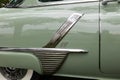 Oldsmobile 88 2dr 1952 car side chrome old luxury retro